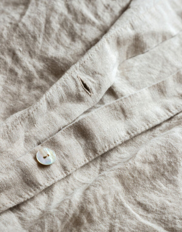 soft linen duvet cover pillow funda nordica almohada lino natural crudo 1 b