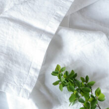White custom linen tablecloth linoroom