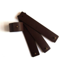 leather napkin ring anillo servilleta cuero 2