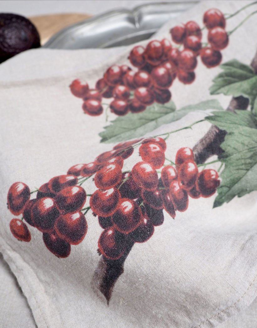 plum dish towels