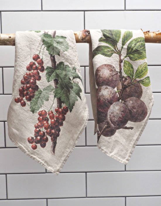 Sage & Oregano Linen Kitchen Towels (set of 2)