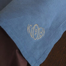 Wedding Linen Emroided napkins Linoroom