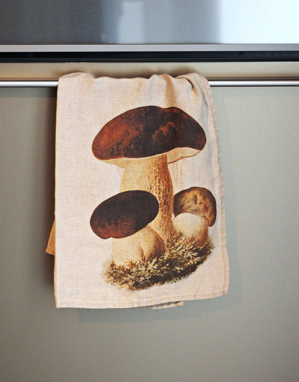  Cute Mushroom Kitchen Dish Towels Set of 2, Soft