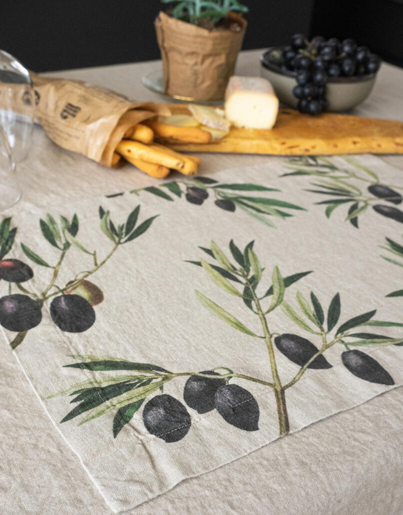Olive Design Linen Provencal Placemats (set of 2) LINOROOM