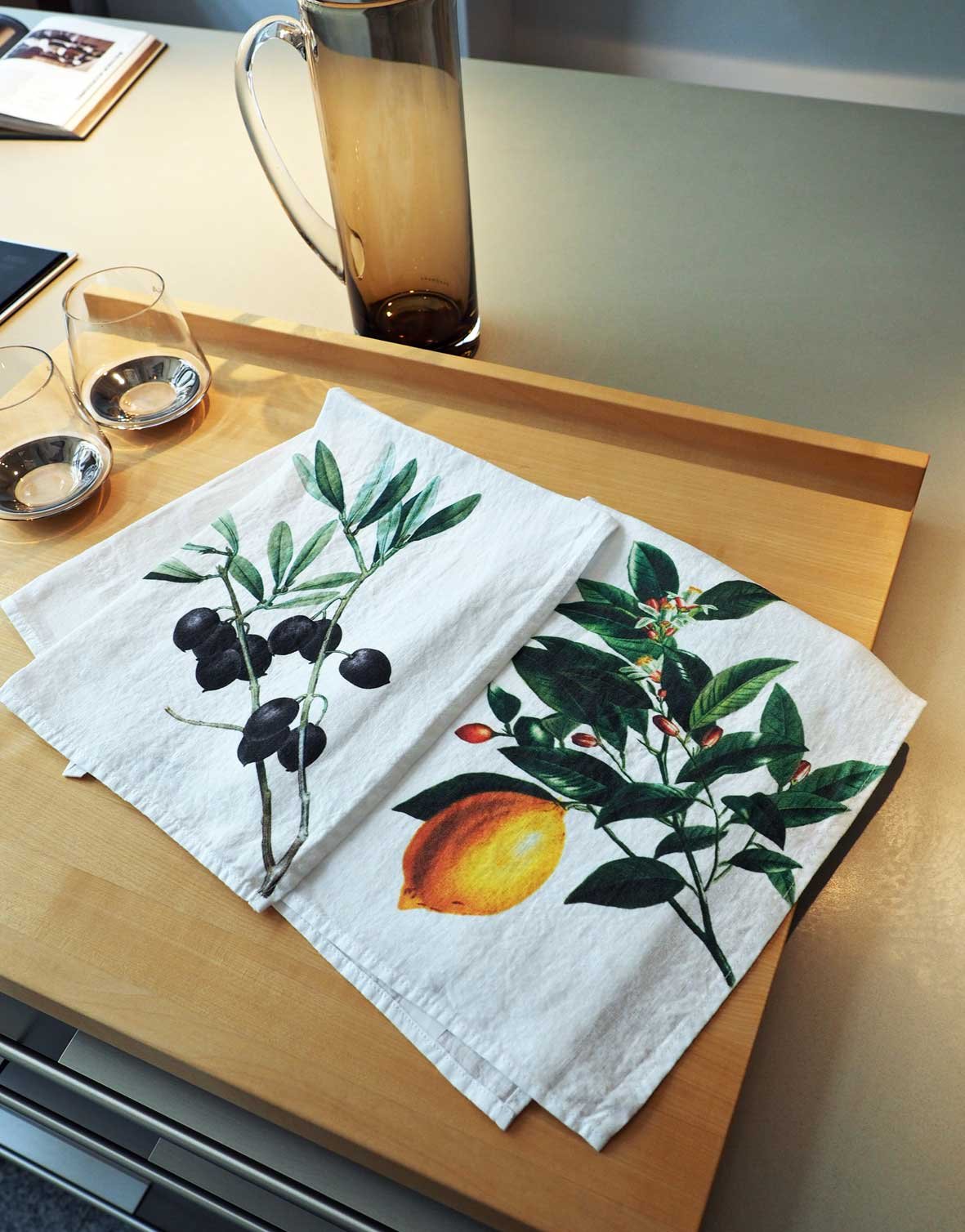 Buy Kitchen Linens, Tea & Dish Towels, Lemondaisy Design