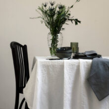 White Washed Linen Table by Linoroom