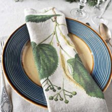 Linen-napkins-Forest-Trees9 Green Trees Linen Napkins by Linoroom
