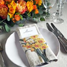 custom-design-wedding-napkins19-linoroom Linen Floral Wedding Reception Napkins from Linoroom
