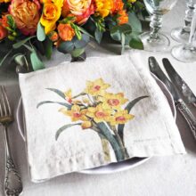 custom-design-wedding-napkins9-linoroom Linen Floral Dinner Napkins from Linoroom