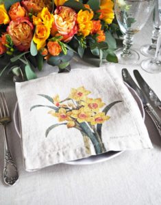 custom-design-wedding-napkins9-linoroom Linen Floral Dinner Napkins from Linoroom