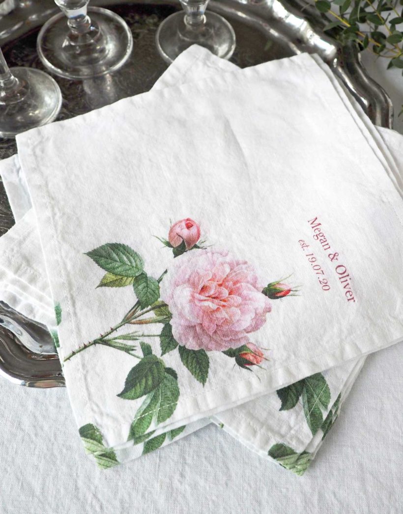 lattice work coctail napkins