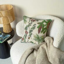 Conifers cushion cover by Linoroom