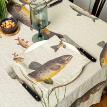 3002SU-FFP6-Linoroom-Napkins-Freshwater-Fish-Vertical-LR4