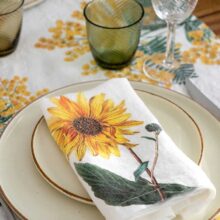 3002SU-YFP6O-Linoroom-Napkins-Yellow-flowers-Vertical-LR9