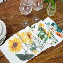 3002SU-YFP6O-Linoroom-Napkins-yellow-flowers-Vertical-LR28