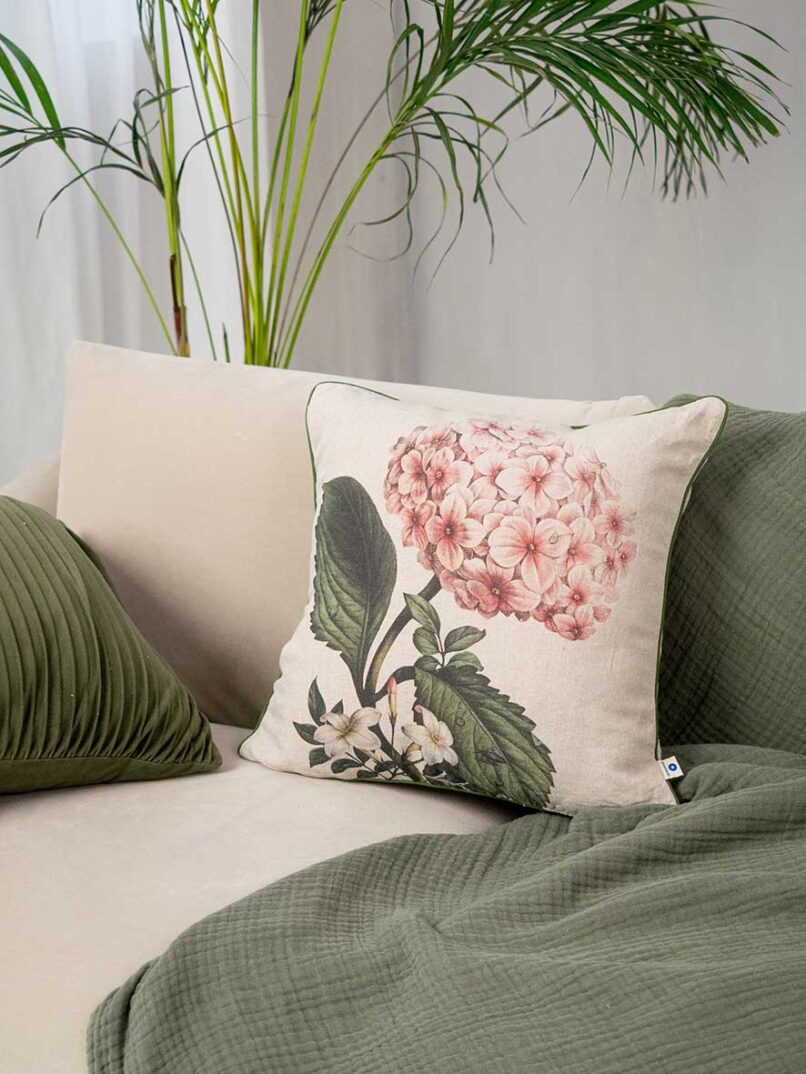 Linen Cushion Covers │ Fascinating Nature Designs │ LINOROOM