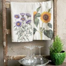6001M-CF-Linoroom-Kitchen-Towels-Aster-and-Sunflower-Vertical-LR6