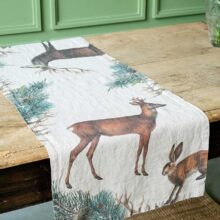 8002SUR-AP-Linoroom-Table-Runner-Wild-Animals-Vertical-LR1