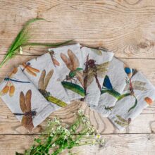 3002SU-LDP6-Linoroom-Napkins-lakeside-dragonflies-WEB-LR2 Linoroom Dragonflies Linen Napkins