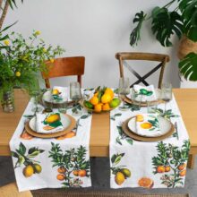 8002SUR-CW-Linoroom-table-runner-citrus-WEB-LR3 Citrus linen table runner by linoroom