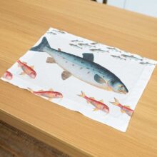 Sea Fish linen placemats by Linoroom