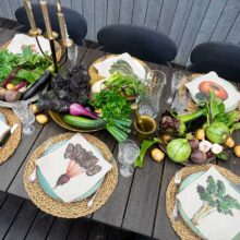 3002SU-VP6N-Linoroom-Napkins-Vegetables-LR2 Farm Vegetables linen napkins by Linoroom