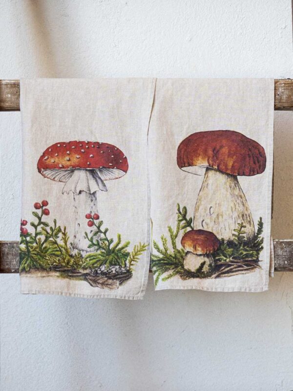 6001M-FM-Linoroom-Kitchen-Towels-Mushrooms-NEW-LR3