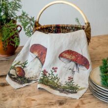 6001M-FM-Linoroom-Kitchen-Towels-Mushrooms-NEW-LR6