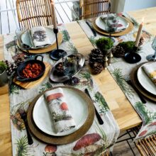 8002SUR-FM-Linoroom-Table-Runner-Mushrooms-LR4