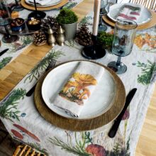 8002SUR-FM-Linoroom-Table-Runner-Mushrooms-LR5