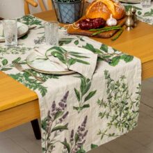 8002SUR-FH-Linoroom-Table-Runner-Fine-Herbs-Vertical-LR4
