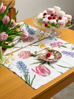 Early Flowers linen placemats by Linoroom