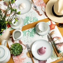 8003SUM-OAO-Linoroom-Placemats-Ocean-Animals-Vertical-LR4 Ocean Animals linen placemats by Linoroom