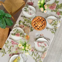 Roses linen napkins by Linoroom