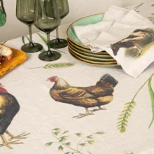 4006S-FA Linoroom Tablecloth Farm Animals WEB 9