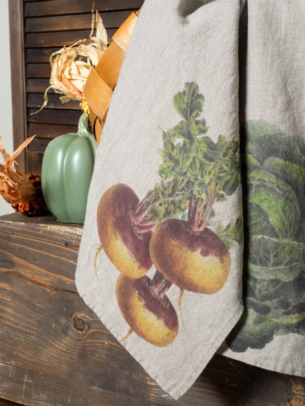 6001M Linoroom Kitchen Towel Cabbage and Turnip WEB 4