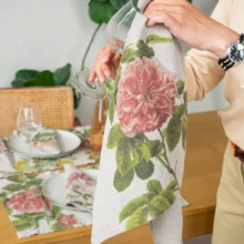 6001M-RS Linoroom Kitchen Towels Roses WEB 3