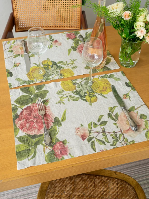 8003SUM-RS Linoroom Placemat Roses WEB 4